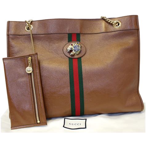 gucci leather tote tan|genuine Gucci tote bags.